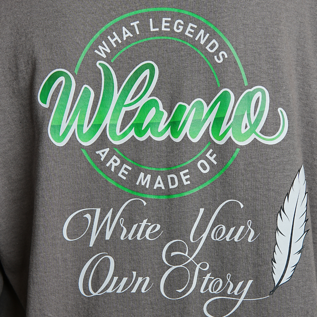 Dark Gray Long Sleeve WLAMO Tee