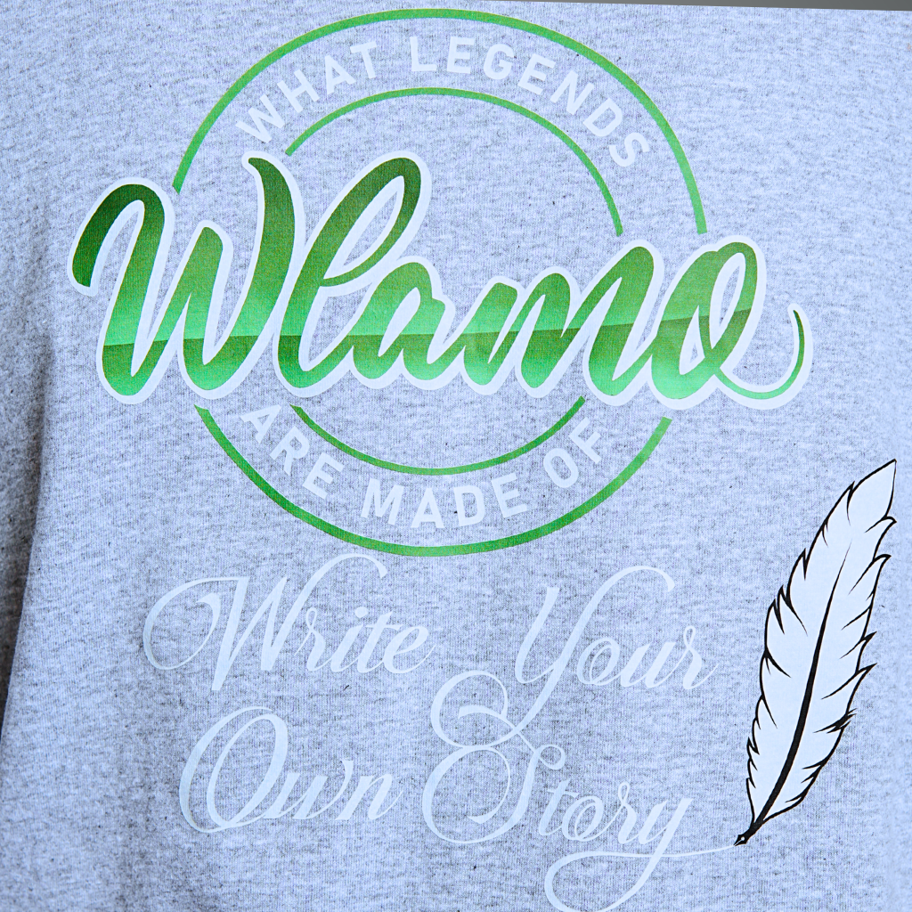 Light Gray Long Sleeve WLAMO Tee