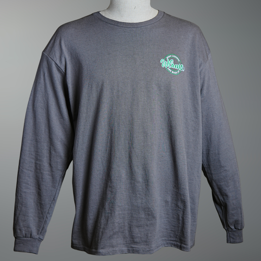 Dark Gray Long Sleeve WLAMO Tee