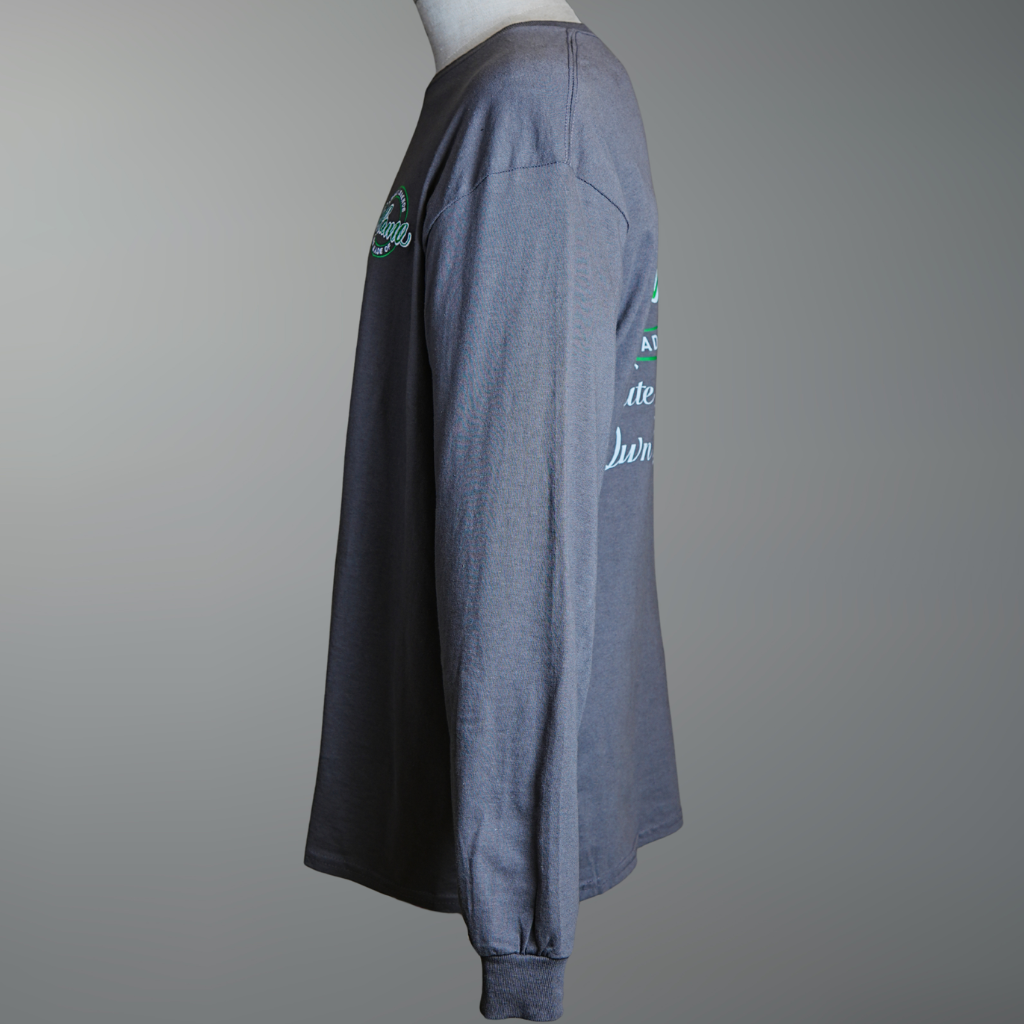 Dark Gray Long Sleeve WLAMO Tee