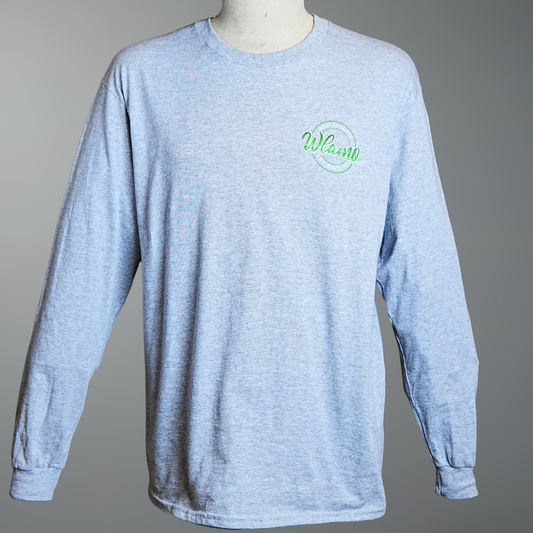 Light Gray Long Sleeve WLAMO Tee